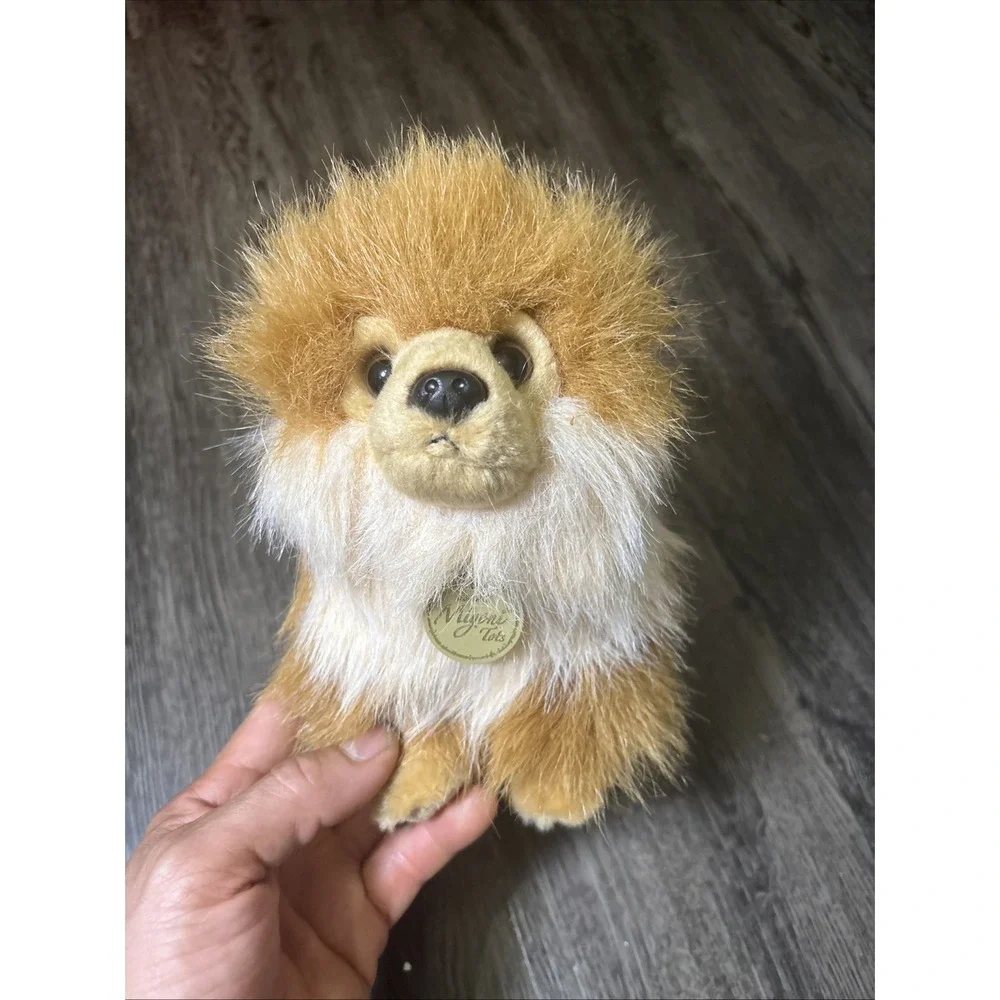Aurora Miyoni Pomeranian Dog Plush Stuffed Animal REALISTIC  8 1/2